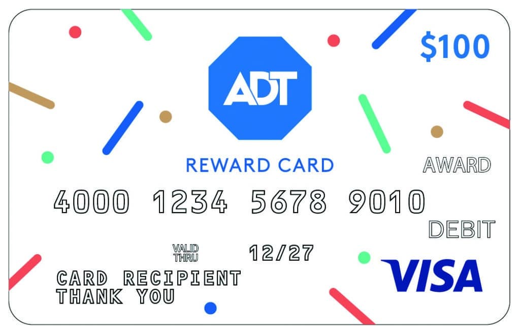 ADT visa reward card